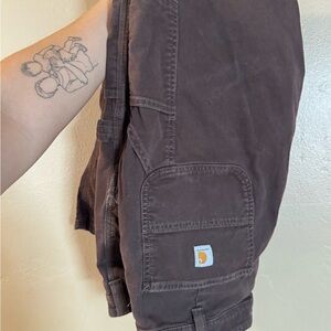 Carhartt Women's Straight Leg Pants - Dark Brown